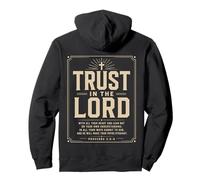 Confianza en el Señor Proverbios 3 Versículo Sudadera con Capucha