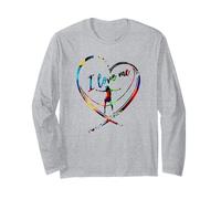 Confianza en uno mismo Amor propio I Love Me Heart Gráfico Manga Larga