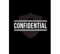 CONFIDENTIAL Notebook | Secret Agent Journal (8.5” x 11”, 100 Pages) | Spy Gift, Office Notebook, or Personal Diary: Add a little espionage flair to ... writing with the CONFIDENTIAL Notebook.