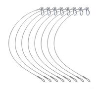 Configuración de iluminación segura con estos 8 cables de unión resistentes cada uno soporta hasta 20 kg con grilletes