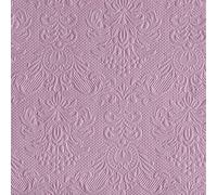 Configuración de Servilletas Lunch / Party 33x33cm Elegance Pálido Lilac en Relieve / en Relieve