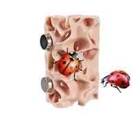 Configuración natural inmersiva: diseñada con una apariencia realista natural, este reptil habitat sirve como un arte de naturaleza miniatura que integrates smoothly into hábitats, enhancing the