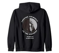 Confinarse al Presente Marco Aurelio estoico Sudadera con Capucha