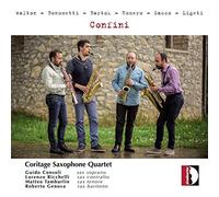 Confini. Oeuvres pour quatuor de saxophones. Coritage Saxophone Quartet.