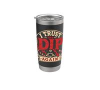 Confío En El Dip Otra Vez Crypto Trading Humor Vaso térmico de acero inoxidable de doble pared
