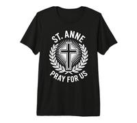 Confirmación de St. Anne Pray for Us Chicas Católicas Camiseta Premium