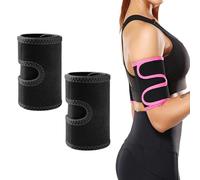 Confitone Arm Trimmers,Confitone Arm Toning, Arms Shaper Bands with Adjustable Compression Trimmers,for Women Men Daily Activities and Mini Workouts At Home (Black,2 PCS)