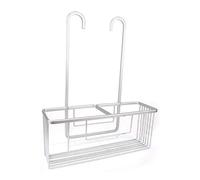 Confortime 105908 Colgador para La Ducha Aluminio, Blanco, Talla única