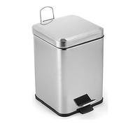 CONFORTIME 177594 Cubo Basura Metal con Pedal 3 LTS