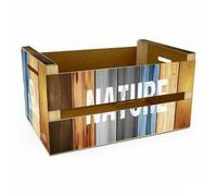 Confortime Caja de Almacenaje Nature (3 Unidades) (44 x 24,5 x 23 cm)