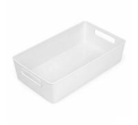 Cesta Multiusos Confortime Blanco 38 x 22 x 9,5 cm (10 Unidades)