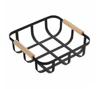 Cesta Multiusos Confortime Negro 23 x 23 x 8 cm (6 Unidades)