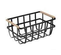 Cesta Multiusos Confortime Negro 36 x 22 x 15,5 cm (6 Unidades)
