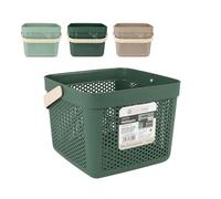 Cesta Multiusos Confortime Plástico 12 L 27 x 27 x 21 cm (12 Unidades)