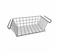 Confortime Cesta para Estante de Cocina Negro 43 x 24,4 x 18,5 cm (12 Unidades)