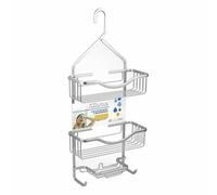 Confortime Colgador para la Ducha Aluminio 27,5 x 12 x 63,5 cm (4 Unidades)