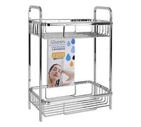 Confortime ESTANTERIA BAÑO 2 BANDEJAS ALLUCROM, Multicolor, 29 x 18 x 40 cm