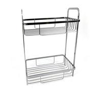 Confortime Estantería de Baño Chromed Plateado 29 x 18 x 39 cm (4 Unidades)
