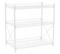 Confortime Estantería Metal Blanco 52 x 34 x 55 cm (2 Unidades)