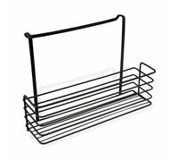 Confortime Organizador para Armario de Cocina Negro 34 x 9,5 x 22 cm