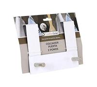 Confortime Perchero para Puertas (2 Colgadores) (17 X 13,4 x 8,5 cm)