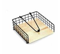 Confortime Servilletero 158733 Negro Metal 19 x 19 x 7 cm (12 Unidades)