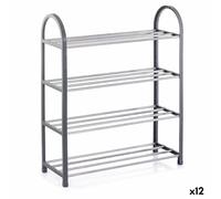 Confortime Zapatero Metal Plástico 49,5 x 18,5 x 65 cm (12 Unidades)