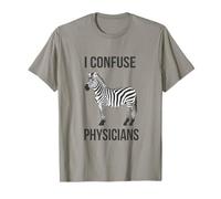 Confundo a los médicos: Divertida Enfermedad crónica, Zebra Camiseta