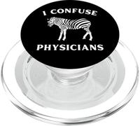 Confundo a los médicos: Divertida Enfermedad crónica, Zebra PopSockets PopGrip para MagSafe