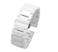 Cong Yi Correa De Reloj 20 Mm Y 22 Cerámica Entre Acero Inoxidable Compatible Con Huawei Smart Watch GT2/watch 2pro Samsung(B white,22mm)