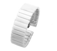 Cong Yi Correa De Reloj 20 Mm Y 22 Cerámica Entre Acero Inoxidable Compatible Con Huawei Smart Watch GT2/watch 2pro Samsung(C white,22mm)