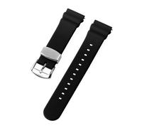 Cong Yi Correa de reloj de 20 mm y 22 mm compatible con el n.° 5 SKX007 SKX009 SRP777J1 Prospex, pulsera de silicona impermeable for buceo(Black-Metal-SV,20MM_NO LOGO)
