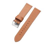 Cong Yi Correa De Reloj De Cuero Genuino, Hecha A Mano En Piel De Vacuno, Disponible En 18 Mm, 19 Mm, 20 Mm Y 22 Mm Con Cierre De Liberación Rápida.(Light Brown,19mm)