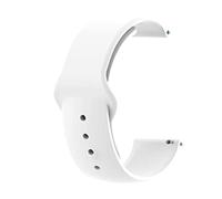 Cong Yi Correa de silicona de 22 mm for reloj inteligente compatible con DT78, L9 y L13.(Ivory)