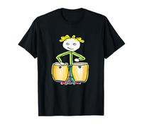 Conga Jugando Stickman Camiseta
