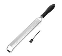 CONGARTENO 1 juego Rallador de Inoxidable con Funda Protectora y Cepillo para Queso Chocolate y Verduras para Cocina