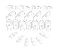 CONGARTENO 100 Piezas Push-in Soft Silicone Glasses Nose Pads Comfortable Skin-friendly Eyeglass Bridge Cushions For Sensitive Skin Replacement For Glasses Sunglasses