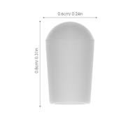 CONGARTENO 100 Piezas Tapas Finales para Perchas Protectores de Punta de Alambre para Ganchos Ropa Blancos Prácticos y Resistentes para Hogar y Armario