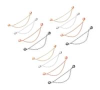 CONGARTENO 12 Hebillas De Ajuste Magnético Hebillas De Metal Magnéticas Pinzas Para Ropa Magnéticas Multifunción Pinzas Para Ropa Ajustable De Aleación De Aluminio