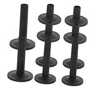 CONGARTENO 12 piezas Mangas para Platillos de Batería Accesorios de Percusión de Plástico Resistentes Compatibles con Baterías