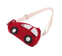 CONGARTENO 1pieza Mini Bandolera Infantil De Dibujos Animados Forma De Coche Bolsa Cruzada para Niño Niña para Llevar Snacks y Pequeños Objetos Ligera y