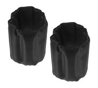 CONGARTENO 2 Bolsas Térmicas Negras para Botellas de Vino y Cerveza Funda Aislante Ajustable de Lados Blandos para Enfriamiento Prolongado en Picnics y Eventos al Aire Libre