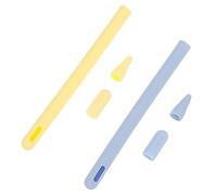 CONGARTENO 2 Juegos Fundas de Silicona para Lápiz Táctil Pencil Protección Ergonómica Antideslizante y Resistente al Sudor Funda y Diseño Duradero y Cómodo para Accesorios Pencil