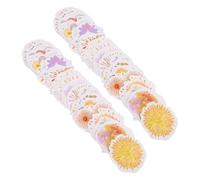 CONGARTENO 2 Juegos Stickers Decorativos de para Manualidades DIY Decoración de Teléfonos Laptops y Álbumes Adhesivos Resistentes para Scrapbooking y Planificación