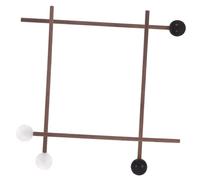 CONGARTENO 2 pares Mazas de con Cabeza de Goma y Negro Palos Compactos para Percusión Accesorios para de Lengua de Acero Ligeros y Portátiles para Músicos Profesionales