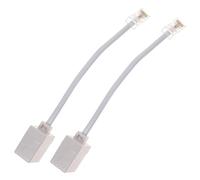 CONGARTENO 2 Piezas Adaptador de Teléfono Ethernet Conector para Línea Estable y Compatible con Dispositivos Analógicos