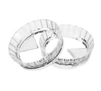 CONGARTENO 2 Piezas Embudo Dosificador Espresso con Anillo Magnético Transparente Derrames Accesorio para Portafiltro Máquina de Café Herramienta Dosificadora Polvo Precisa para y Uso