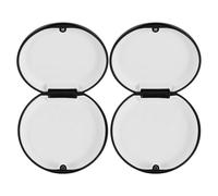 CONGARTENO 2 Piezas Estuche para 2 Alineadores Invisibles Cierre Magnético, Caja de Almacenamiento Negra, Tamaño Compacto Portátil para Viaje, Contenedor Higiénico para Retenedores y Aparatos