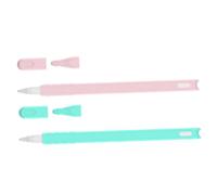 CONGARTENO 2 Piezas Funda de Silicona para Pencil ª Generación Diseño Cabeza de Gato Rosa y Verde Menta Accesorios Compatibles y Protectores para Lápiz Táctil