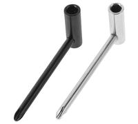 CONGARTENO 2 Piezas Llave de Truss Rod para Guitarra Precisa de Ajuste de Mástil con Destornillador Cruzado y Portátil para de Guitarras Eléctricas y Bajos